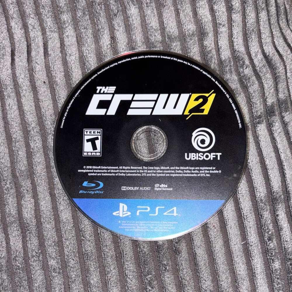 The Crew 2 PS4 Game Disc by Ubisoft